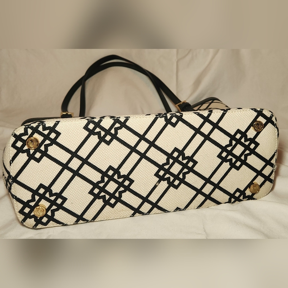 Spartina 449 Ivory/Navy/Lime‎ Tote - Picture 5 of 9